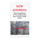Albuquerque New Address Label (Voorkant)