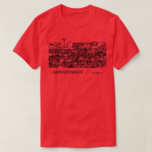 Albuquerque New Mexico 5 T-shirt (Design voorkant)