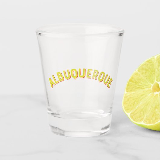 Albuquerque, New Mexico  Arch Shot Glas (Voorkant)
