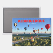 Albuquerque New Mexico Ballonfestival Magnet (Voorkant / Achterkant)