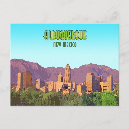 Albuquerque New Mexico  Briefkaart (Voorkant)