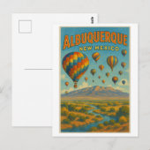 Albuquerque New Mexico Briefkaart (Voorkant / Achterkant)