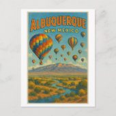 Albuquerque New Mexico Briefkaart (Voorkant)