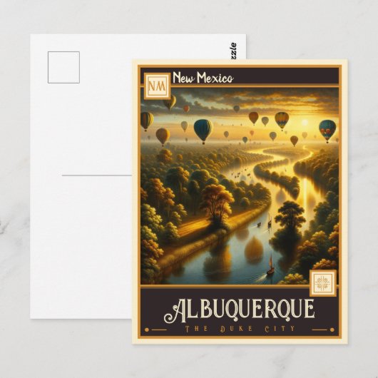 Albuquerque, New Mexico |  Briefkaart (Voorkant / Achterkant)