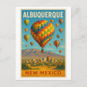 Albuquerque New Mexico Briefkaart (Voorkant)