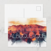 Albuquerque New Mexico Briefkaart (Voorkant / Achterkant)