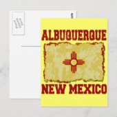 Albuquerque, New Mexico Briefkaart (Voorkant / Achterkant)