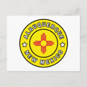 Albuquerque New Mexico Briefkaart (Voorkant)