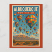 Albuquerque New Mexico Briefkaart (Voorkant)