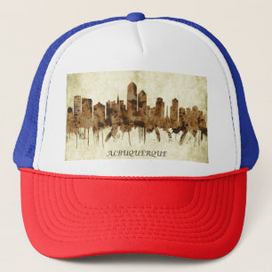 Albuquerque New Mexico Cityscape Trucker Pet