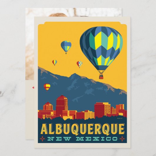 Albuquerque, New Mexico | Datum opslaan - Foto Save The Date (Voorkant / Achterkant)