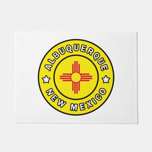 Albuquerque New Mexico Deurmat (Voorkant)