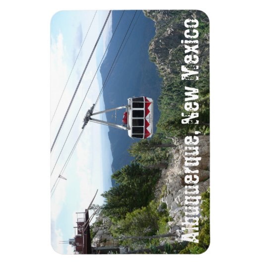 Albuquerque, New Mexico Flexible Magnet Magneet (Verticaal)