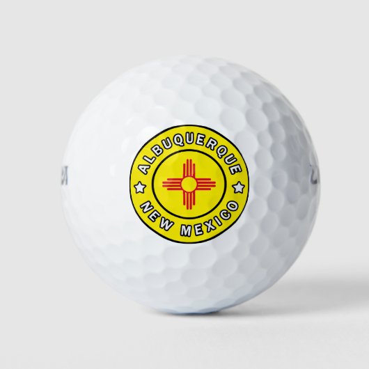 Albuquerque New Mexico Golfballen (Voorkant)