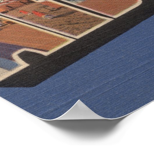 Albuquerque, New Mexico - Grote Letter-scènes Poster (Hoek)