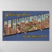 Albuquerque, New Mexico - Grote Letter-scènes Poster (Voorkant)