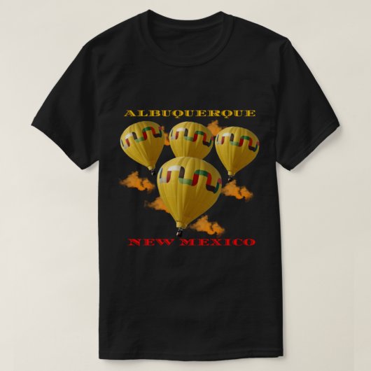 Albuquerque New Mexico Hot Air ballon Fiesta T-shirt (Design voorkant)