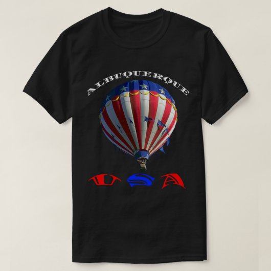 Albuquerque New Mexico Hot Air ballon Fiesta T-shirt (Design voorkant)