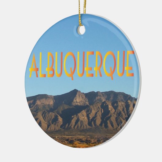 Albuquerque New Mexico Keramisch Ornament (Links)