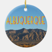 Albuquerque New Mexico Keramisch Ornament (Achterkant)