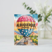 Albuquerque New Mexico luchtballonnen Briefkaart (Staand voorkant)