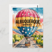 Albuquerque New Mexico luchtballonnen Briefkaart (Voorkant / Achterkant)