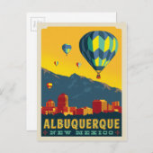 Albuquerque, New Mexico | Luchtballonnen Briefkaart (Voorkant / Achterkant)