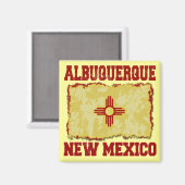 Albuquerque, New Mexico Magneet (Voorkant / Achterkant)