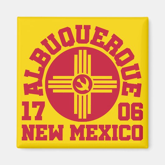 Albuquerque, New Mexico Magneet (Voorkant)