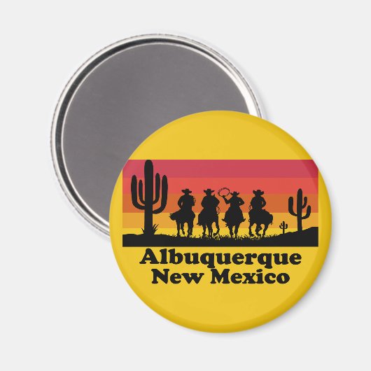  Albuquerque New Mexico Magneet (Voorkant / Achterkant)