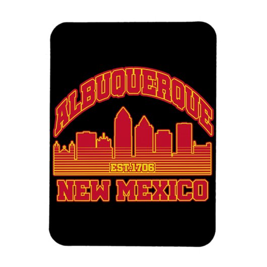 Albuquerque, New Mexico Magneet (Verticaal)
