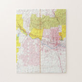 Albuquerque New Mexico Map (1987) Legpuzzel (Verticaal)