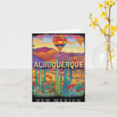 Albuquerque New Mexico Nm Desert Oasis Sd316  Kaart (Gele Bloem)