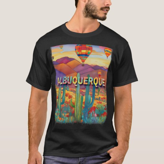 Albuquerque New Mexico Nm Desert Oasis Sd316 T-shirt (Voorkant)