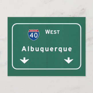 Albuquerque New Mexico nm Interstate Highway : Briefkaart
