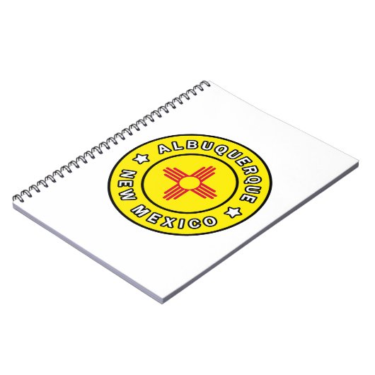 Albuquerque New Mexico Notitieboek (Linkerzijde)