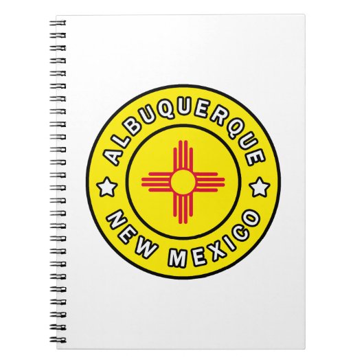 Albuquerque New Mexico Notitieboek (Voorkant)