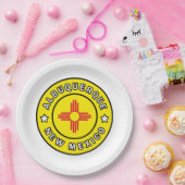 Albuquerque New Mexico Papieren Bordje (Feest)