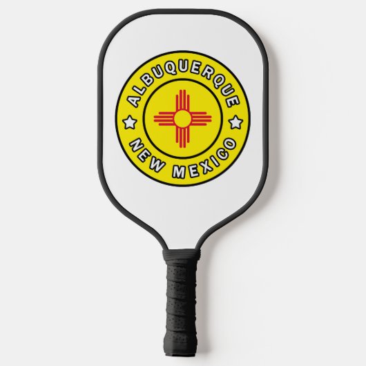 Albuquerque New Mexico Pickleball Paddle (Achterkant)