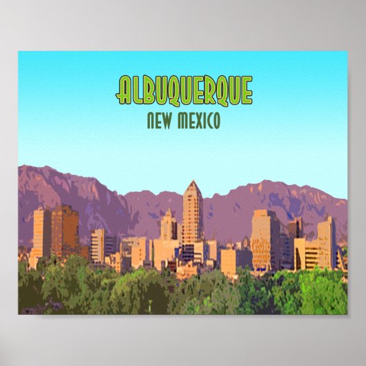 Albuquerque New Mexico  Poster (Voorkant)