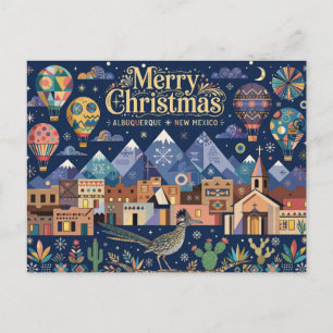 Albuquerque, New Mexico, Prettig kerstfeest Briefkaart