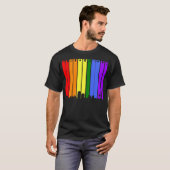 Albuquerque New Mexico Rainbow LGBT Gay Pride T-shirt (Voorkant volledig)