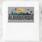 Albuquerque New Mexico Rechthoekige Sticker (Tas)
