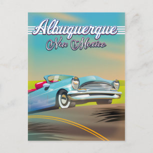 Albuquerque New Mexico reisposter Briefkaart