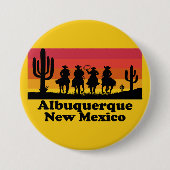 Albuquerque New Mexico Ronde Button 7,6 Cm (Voorkant)