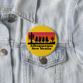Albuquerque New Mexico Ronde Button 7,6 Cm (In situ)