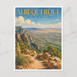 Albuquerque New Mexico Sandia Peak GeoSaga Briefkaart