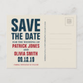 Albuquerque, New Mexico | Save the date Aankondigingskaart (Achterkant)