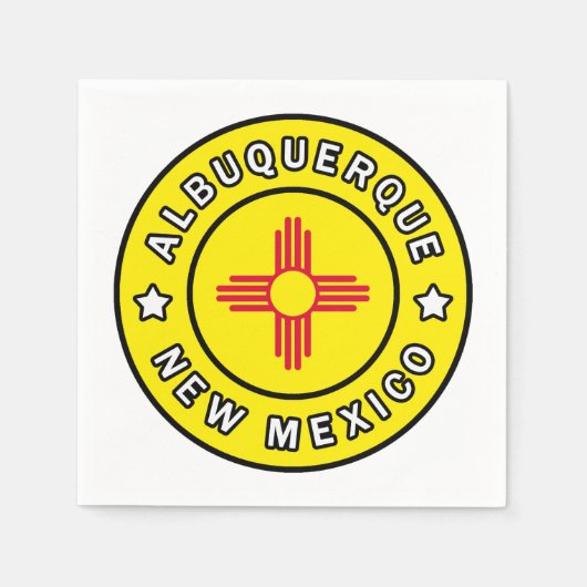 Albuquerque New Mexico Servet (Voorkant)
