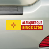 Albuquerque, New Mexico sinds 1706 Bumpersticker (Op auto)